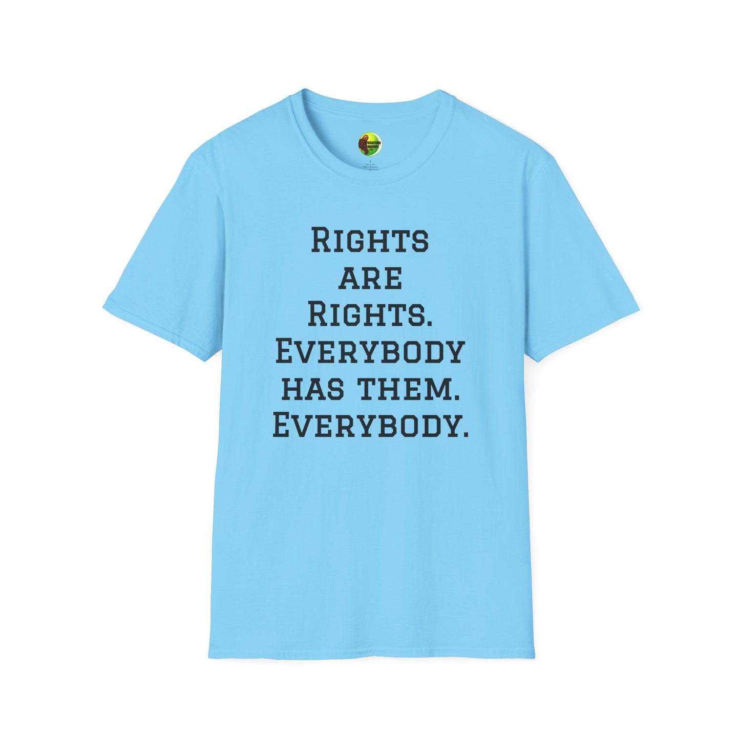 Rights are Rights Unisex Softstyle T-Shirt