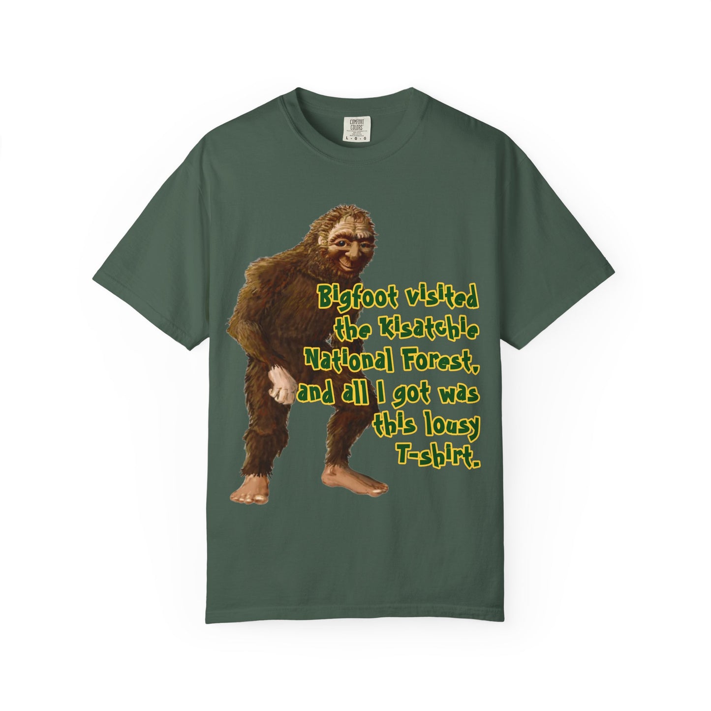 Bigfoot in KNF Unisex Garment-Dyed Tee for Activists