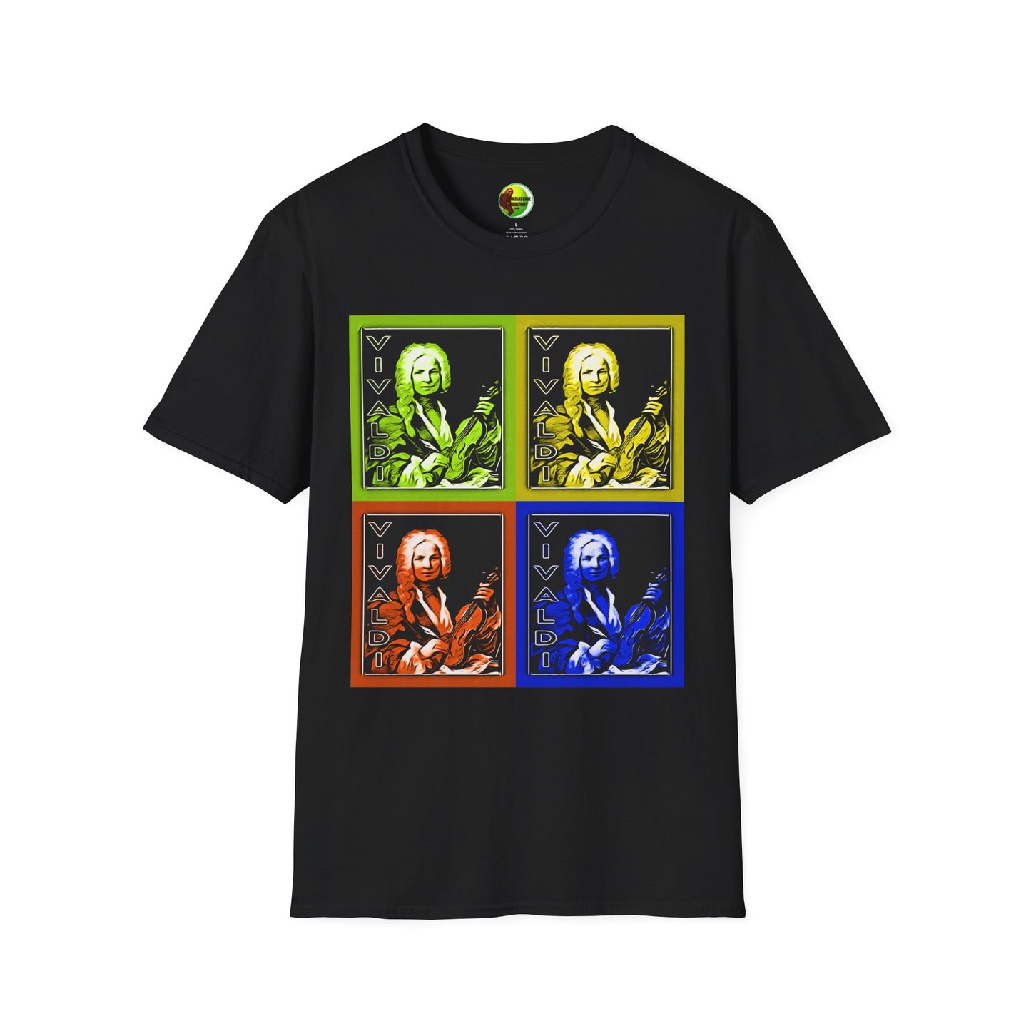 Vivaldi Unisex Softstyle T-Shirt - Perfect for Music Lovers