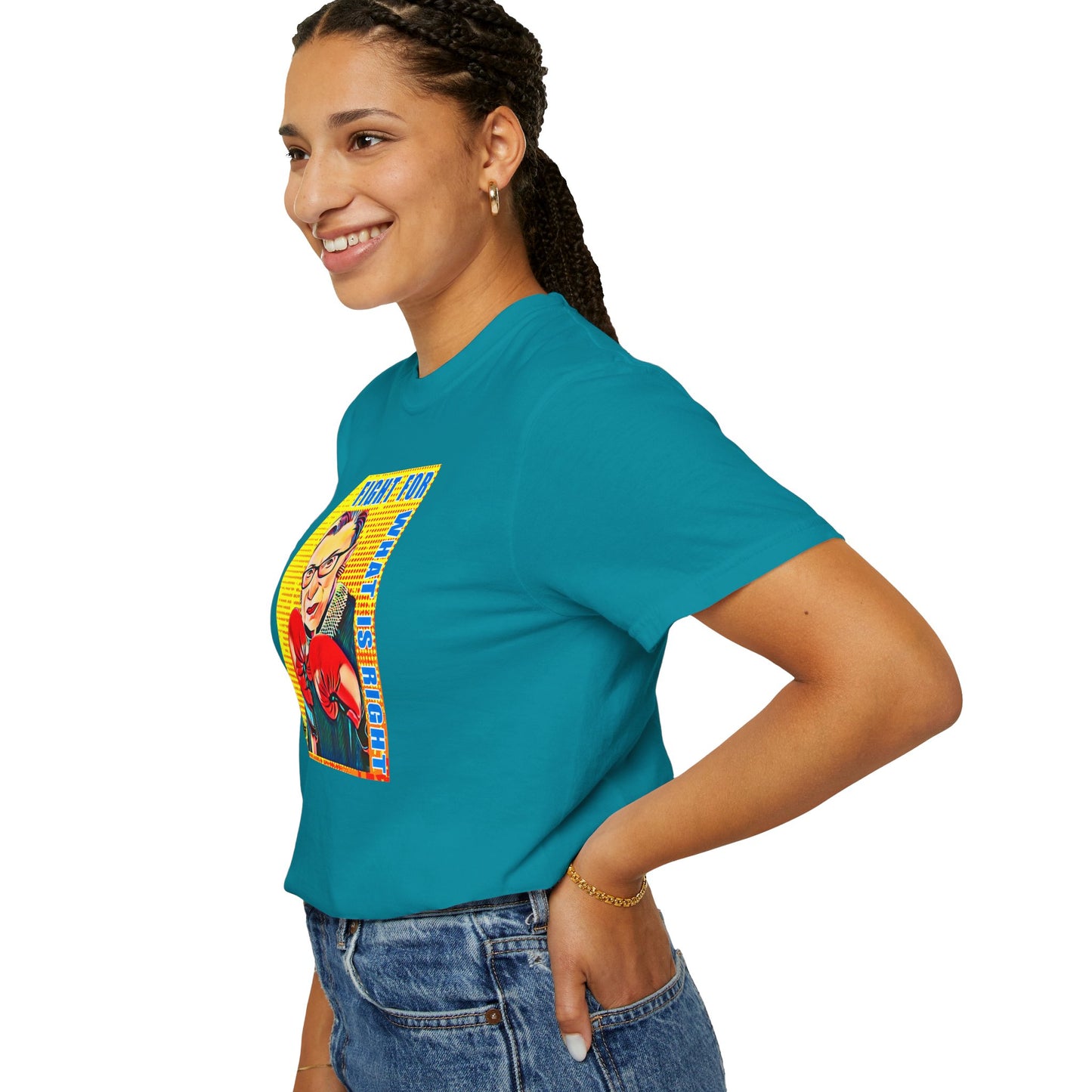"Fight For What Is Right" - Unisex Garment-Dyed T-shirt