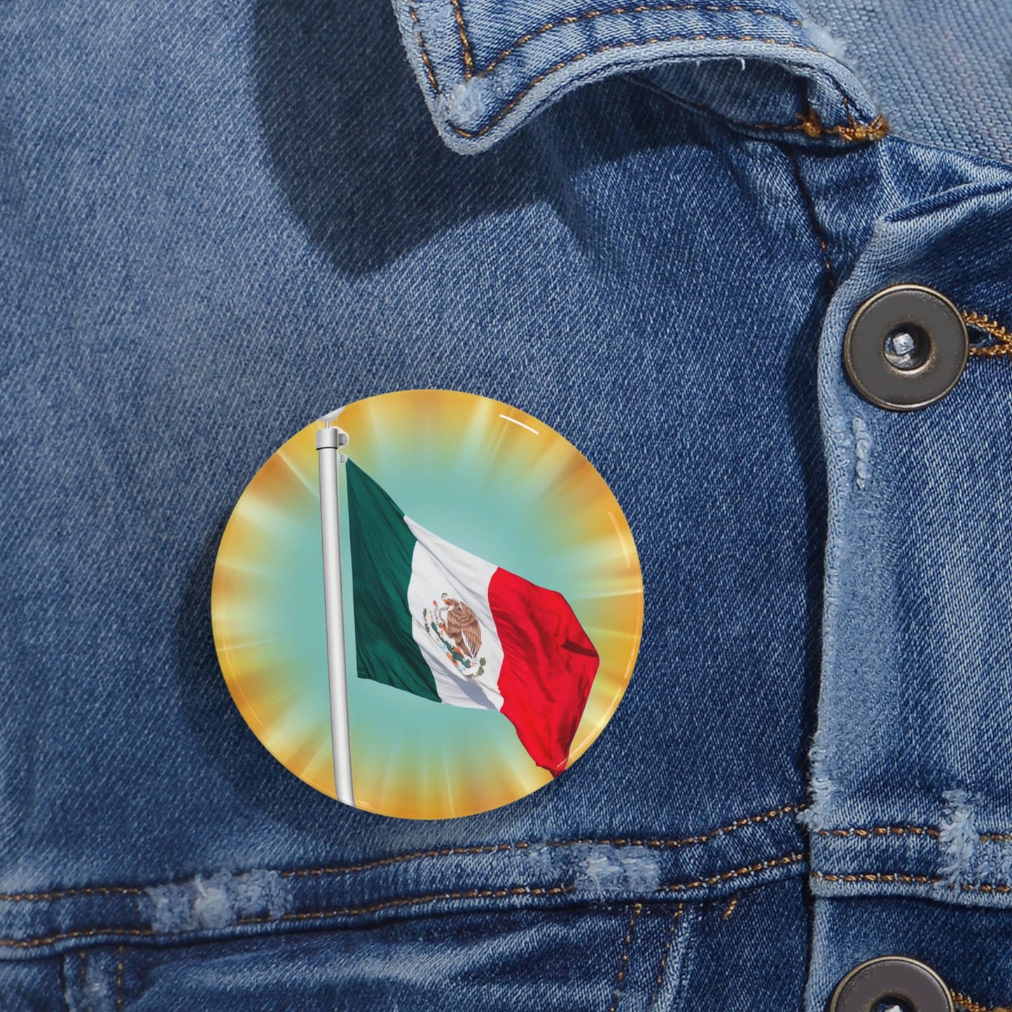Mexican Pride Buttons
