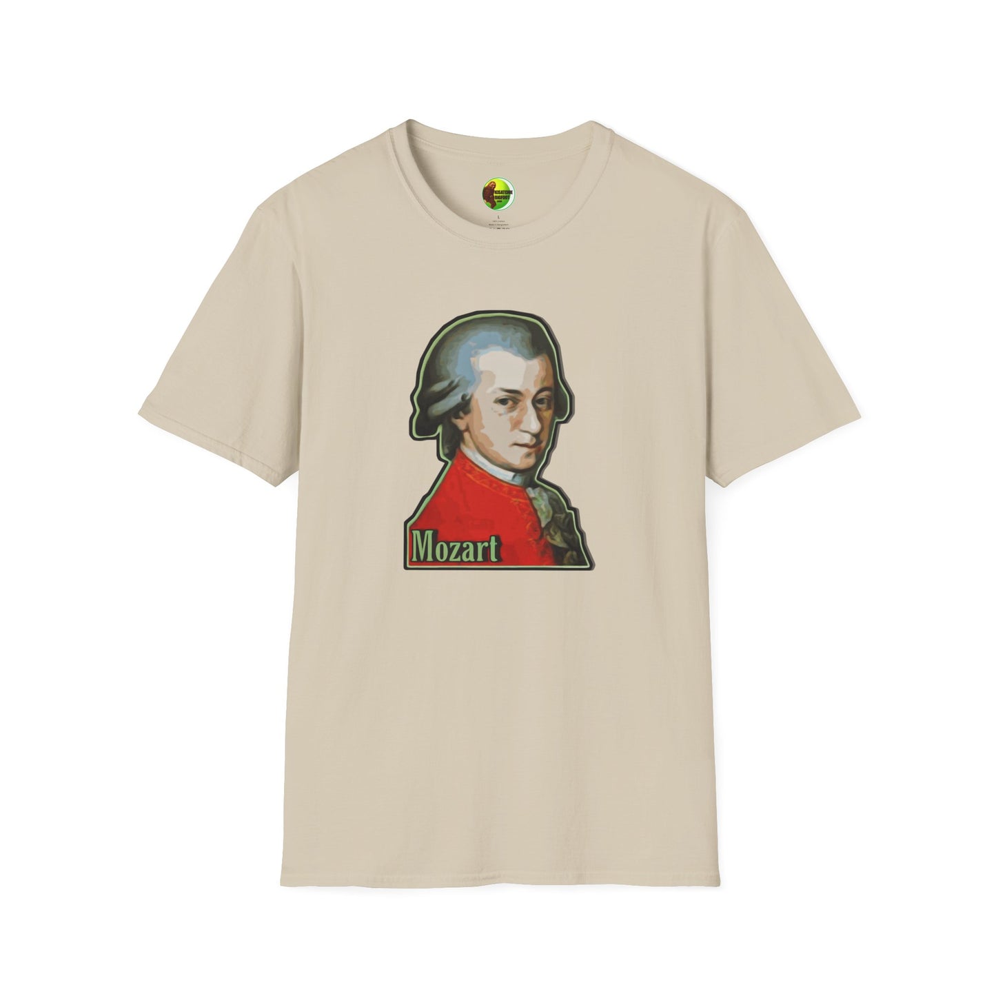 Mozart Unisex Softstyle T-Shirt - Perfect for Music Lovers