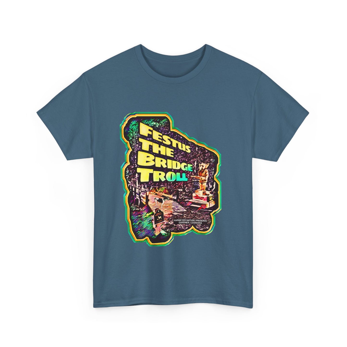 Festus Bridge Troll Unisex Heavy Cotton Tee - Graphic Tee