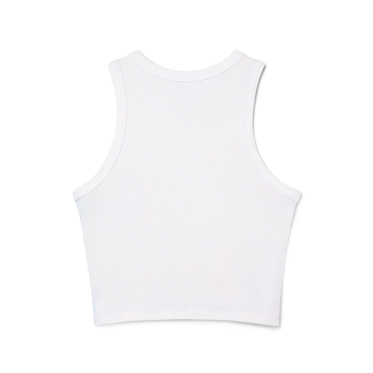 Whimsical Woody the Red Fox Women's Micro Rib Racer Tank Top - Fun Summer Style