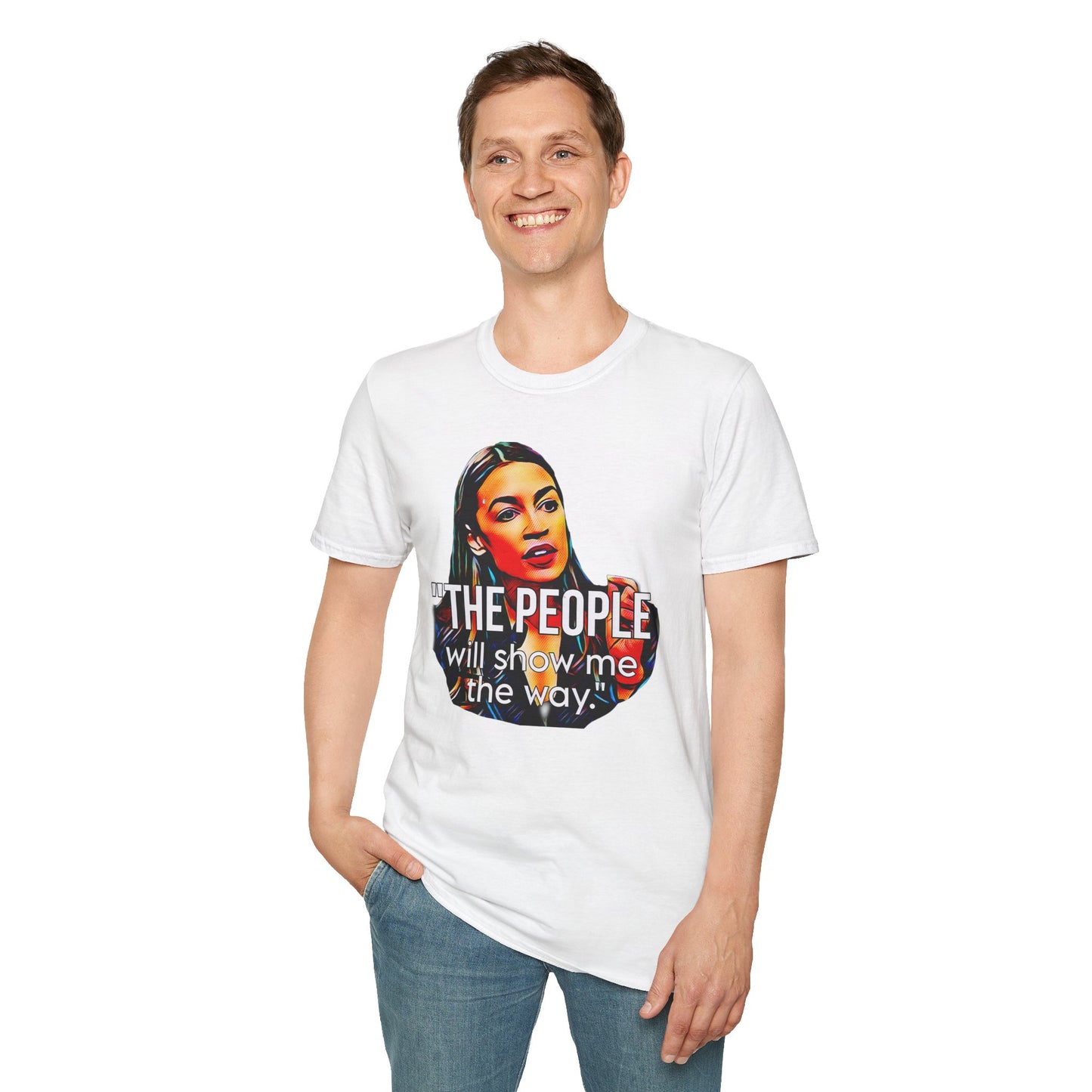 AOC: THE PEOPLE Unisex Softstyle T-Shirt