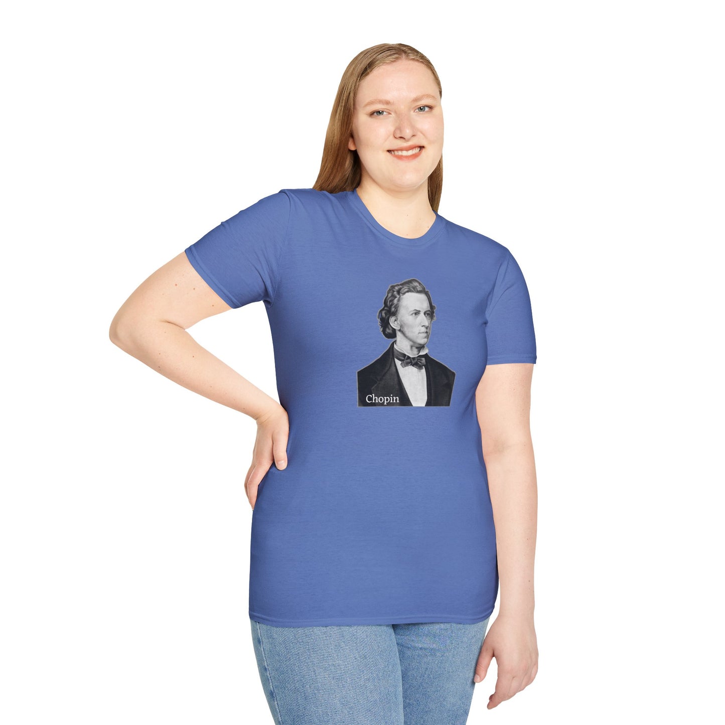 Chopin Unisex Softstyle T-Shirt - Perfect for Music Lovers