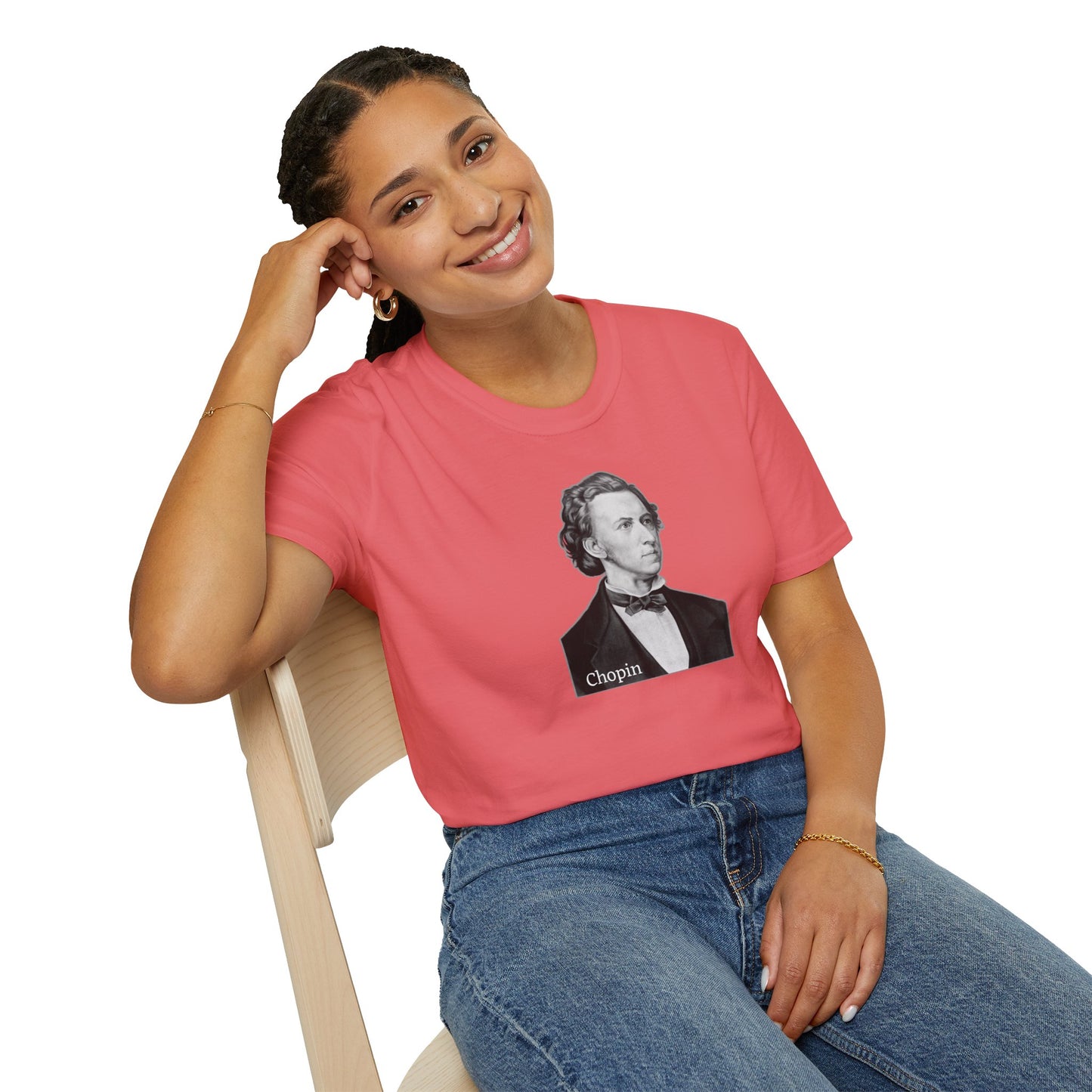 Chopin Unisex Softstyle T-Shirt - Perfect for Music Lovers