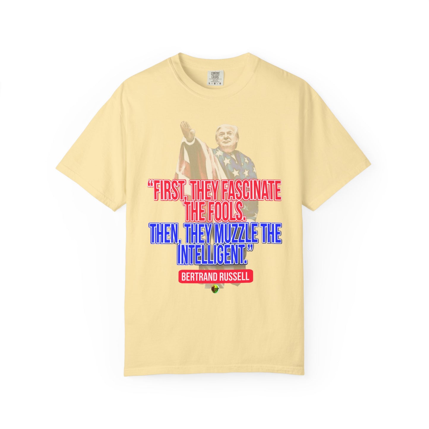 Fascinate/Muzzle - Unisex Garment-Dyed Tee for Activists
