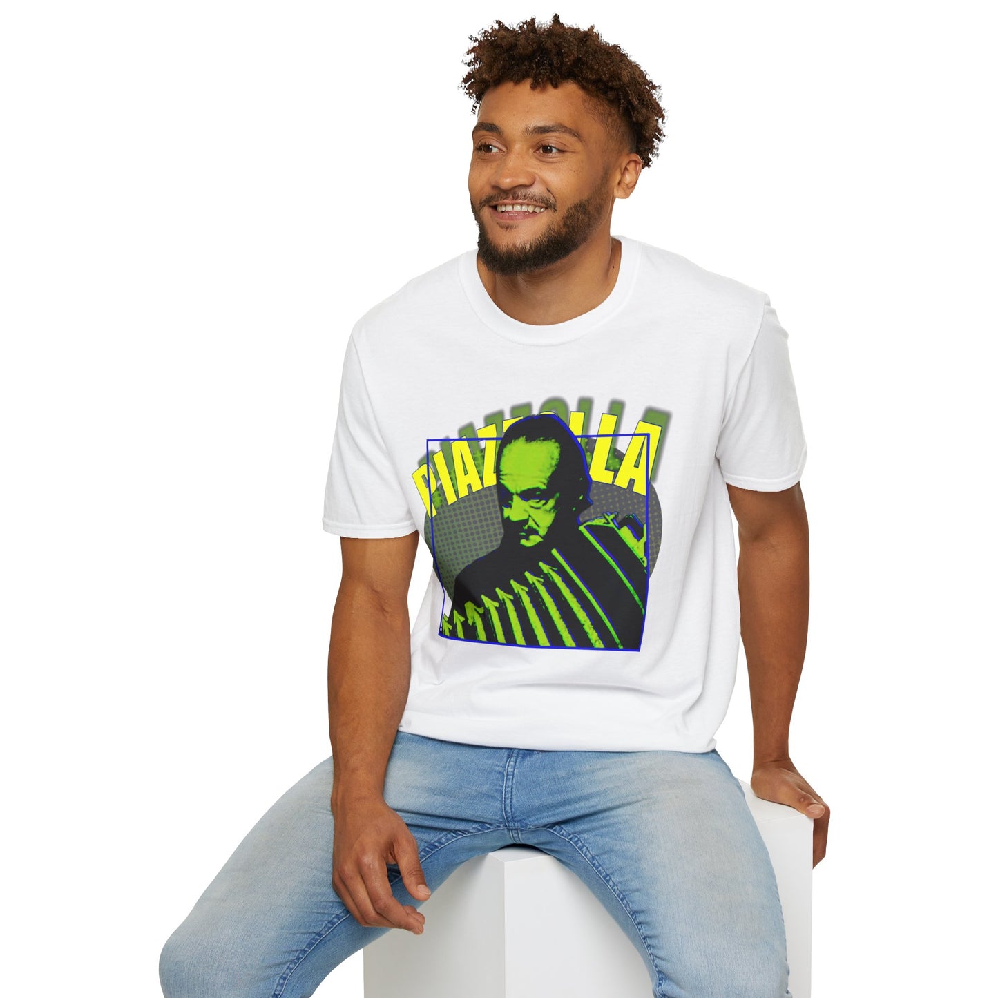 Piazzolla Unisex Softstyle T-Shirt - Perfect for Music Lovers