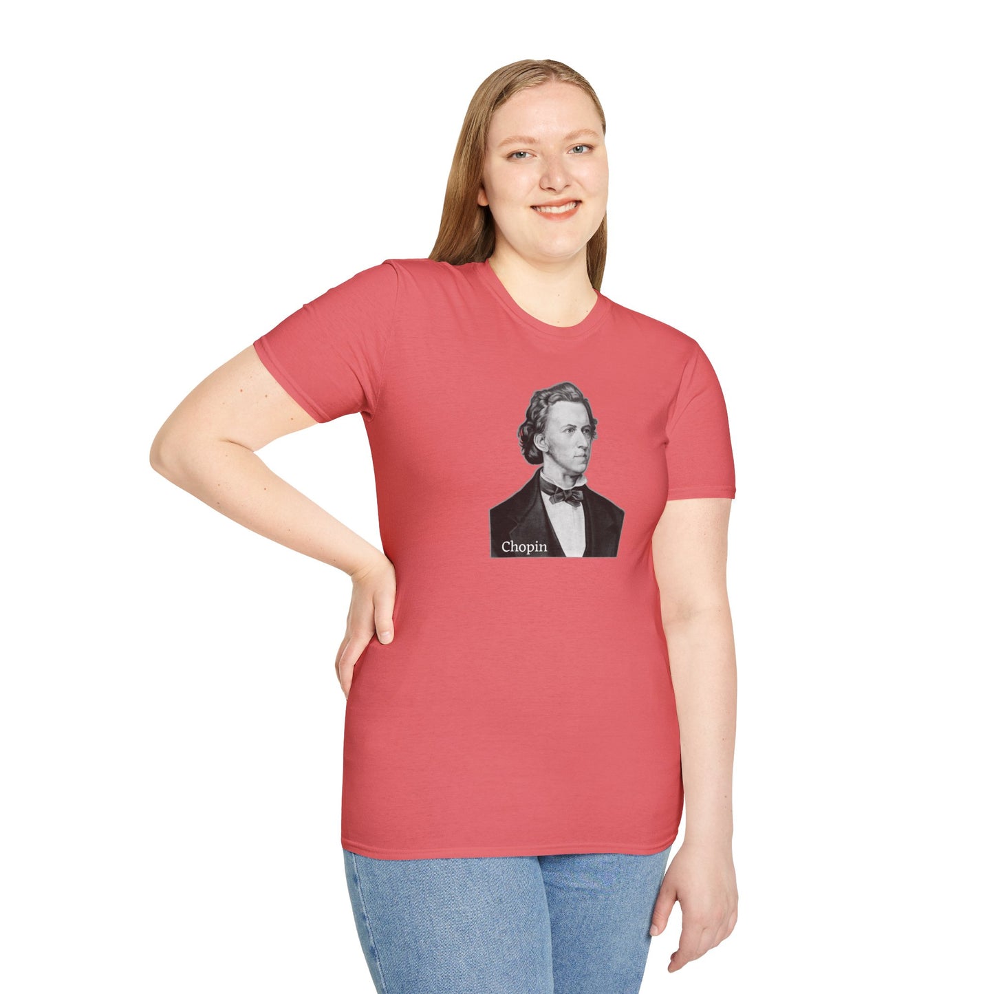 Chopin Unisex Softstyle T-Shirt - Perfect for Music Lovers