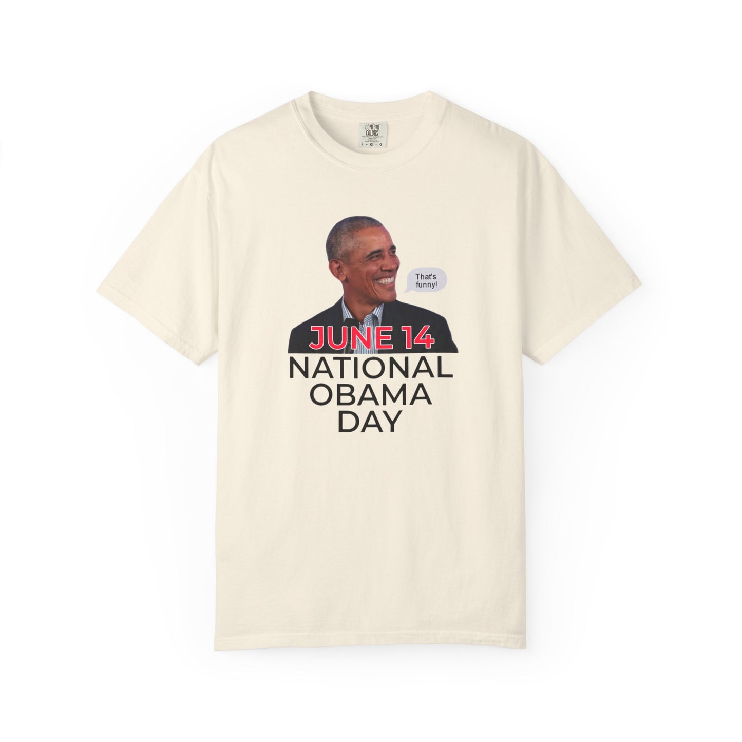 "National Obama Day" T-Shirt - Unisex Garment-Dyed Tee for Activists
