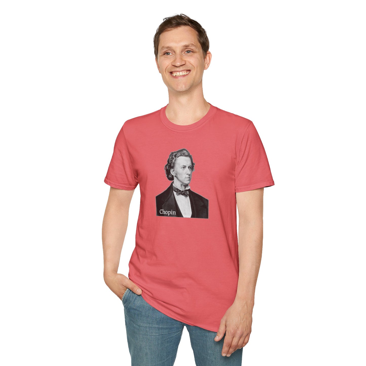 Chopin Unisex Softstyle T-Shirt - Perfect for Music Lovers