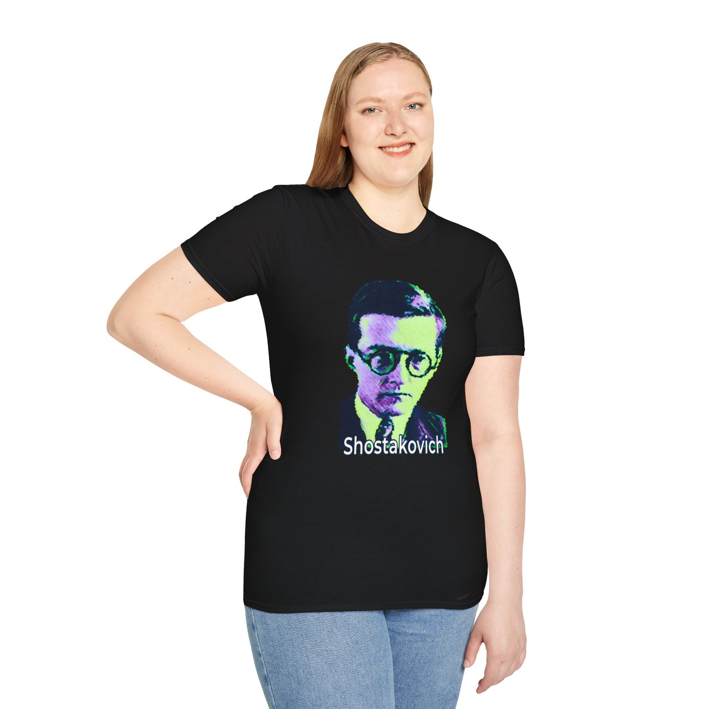 Shostakovich Unisex Softstyle T-Shirt - Perfect for Music Lovers