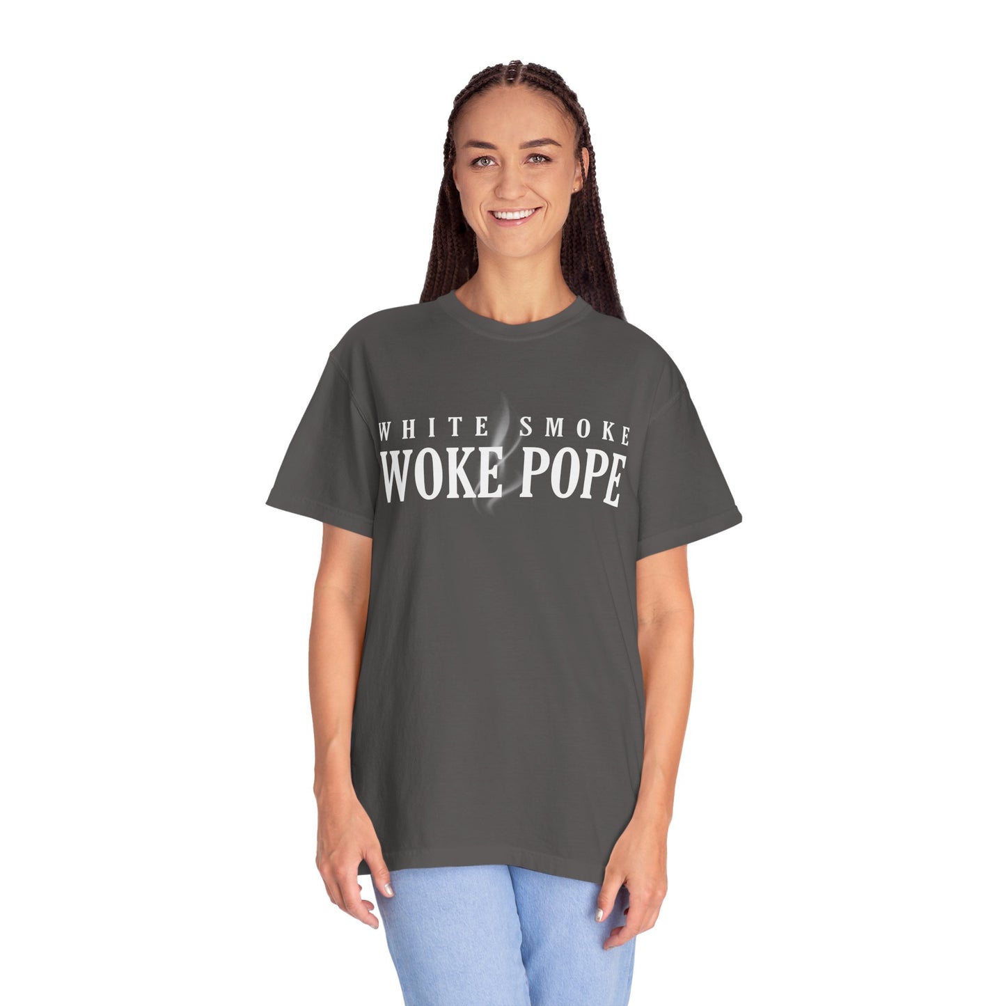 Woke Pope T-Shirt - Unisex Garment-Dyed Tee for Activists