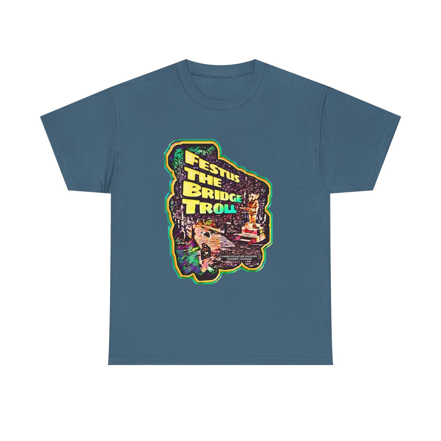Festus Bridge Troll Unisex Heavy Cotton Tee - Graphic Tee