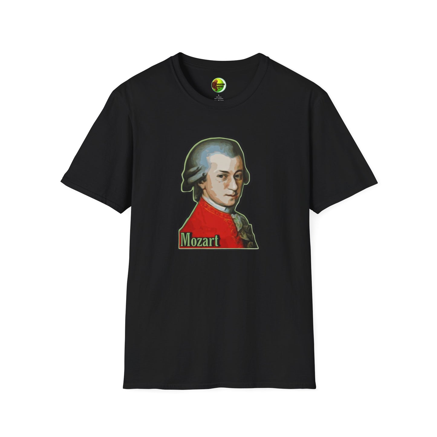 Mozart Unisex Softstyle T-Shirt - Perfect for Music Lovers