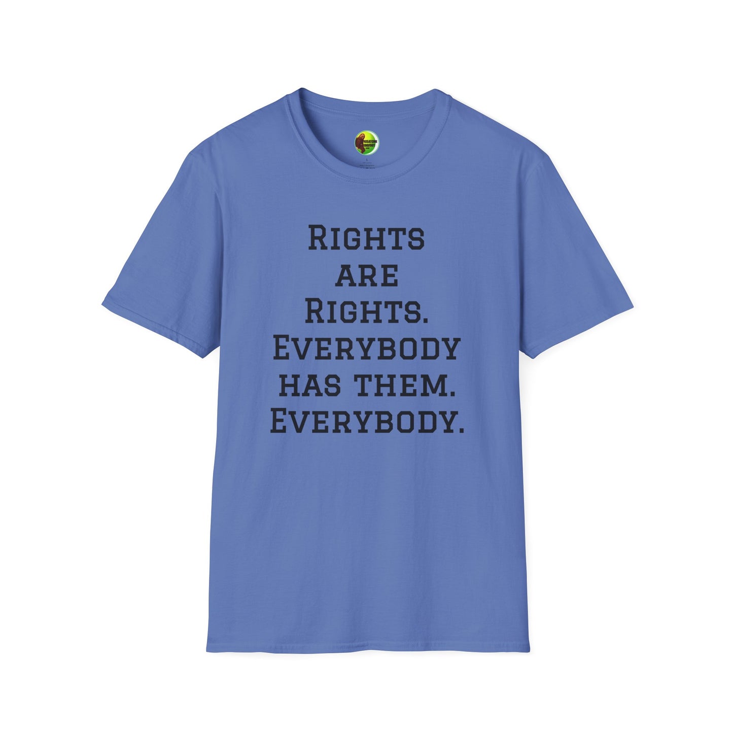 Rights are Rights Unisex Softstyle T-Shirt