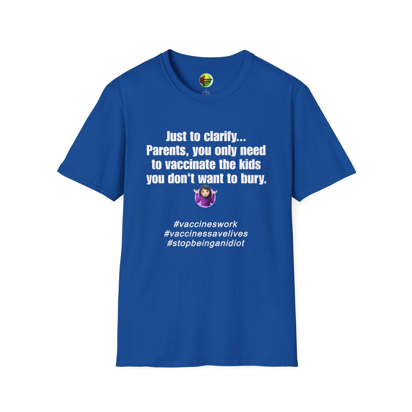 Vaccinate Unisex Softstyle T-Shirt