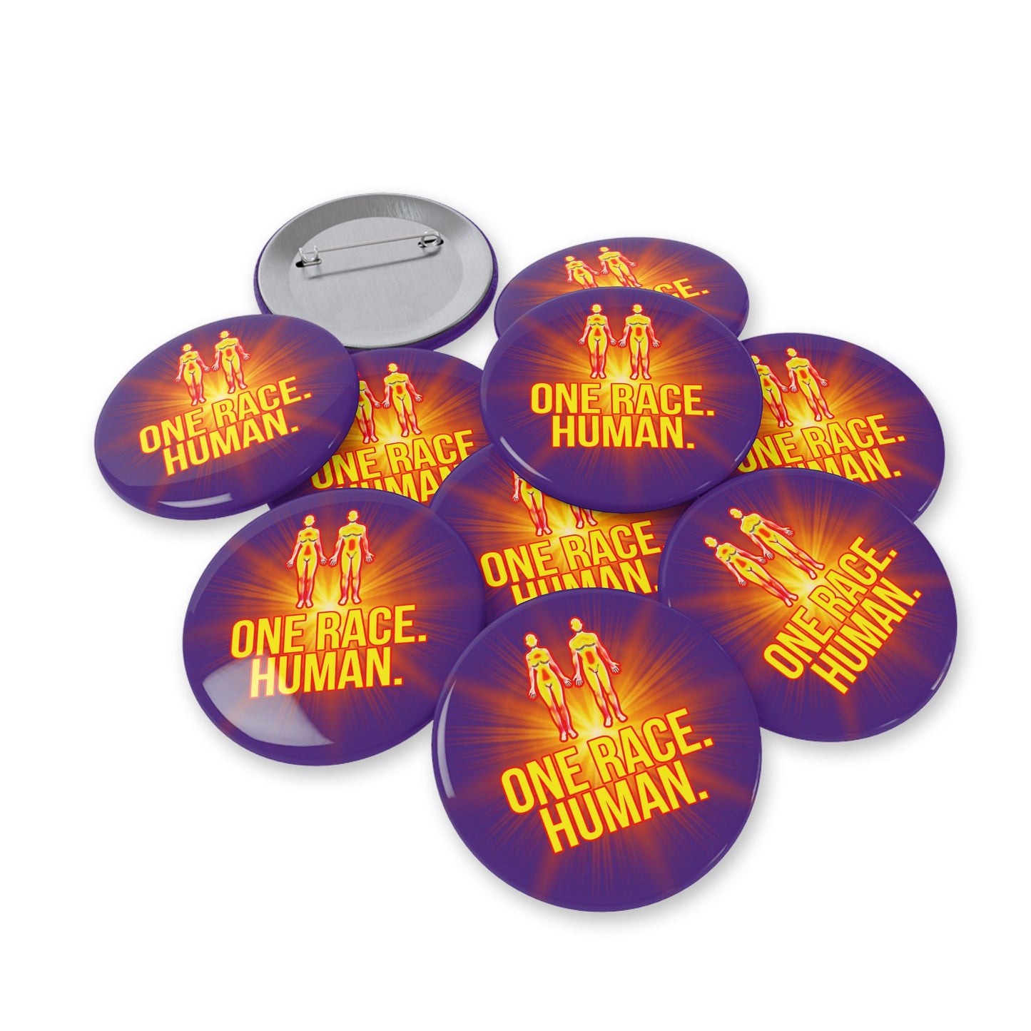 One Race. Human. Buttons