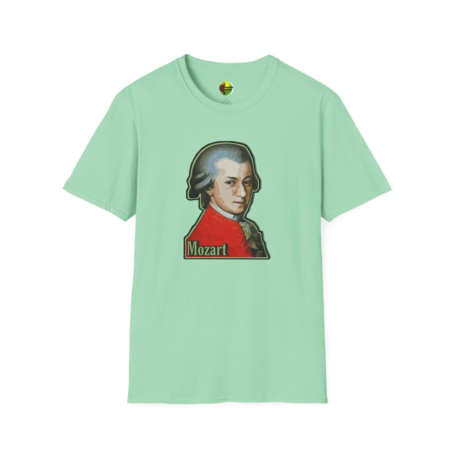 Mozart Unisex Softstyle T-Shirt - Perfect for Music Lovers