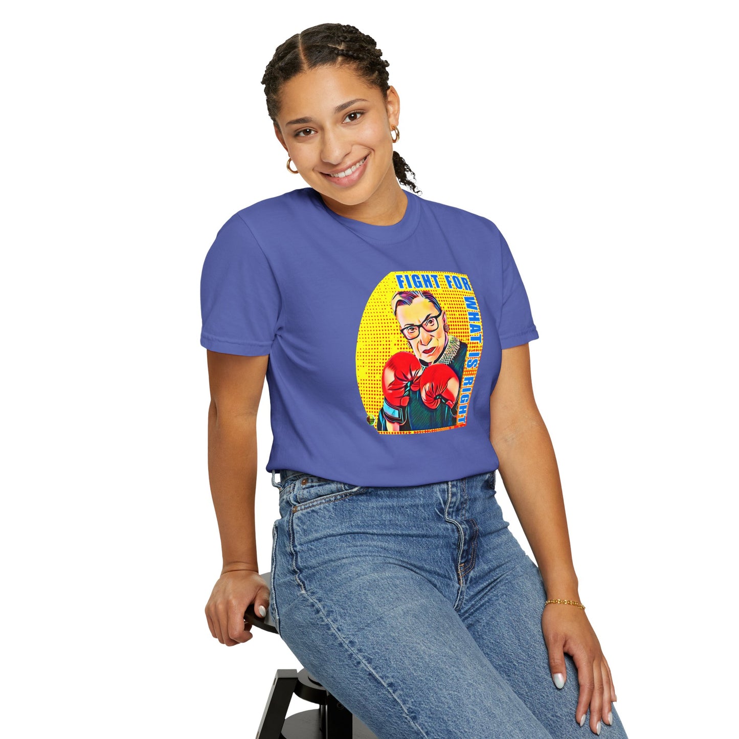 "Fight For What Is Right" - Unisex Garment-Dyed T-shirt