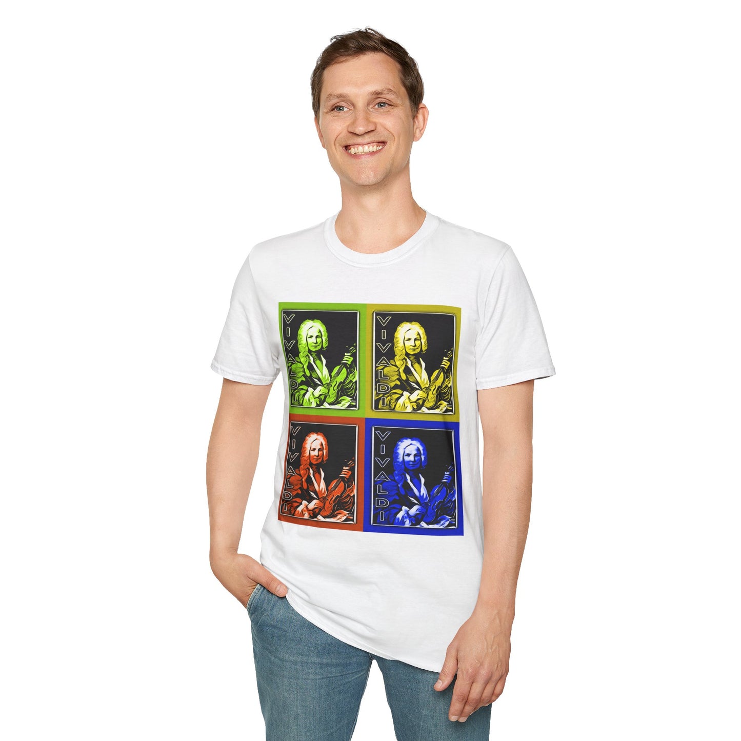 Vivaldi Unisex Softstyle T-Shirt - Perfect for Music Lovers