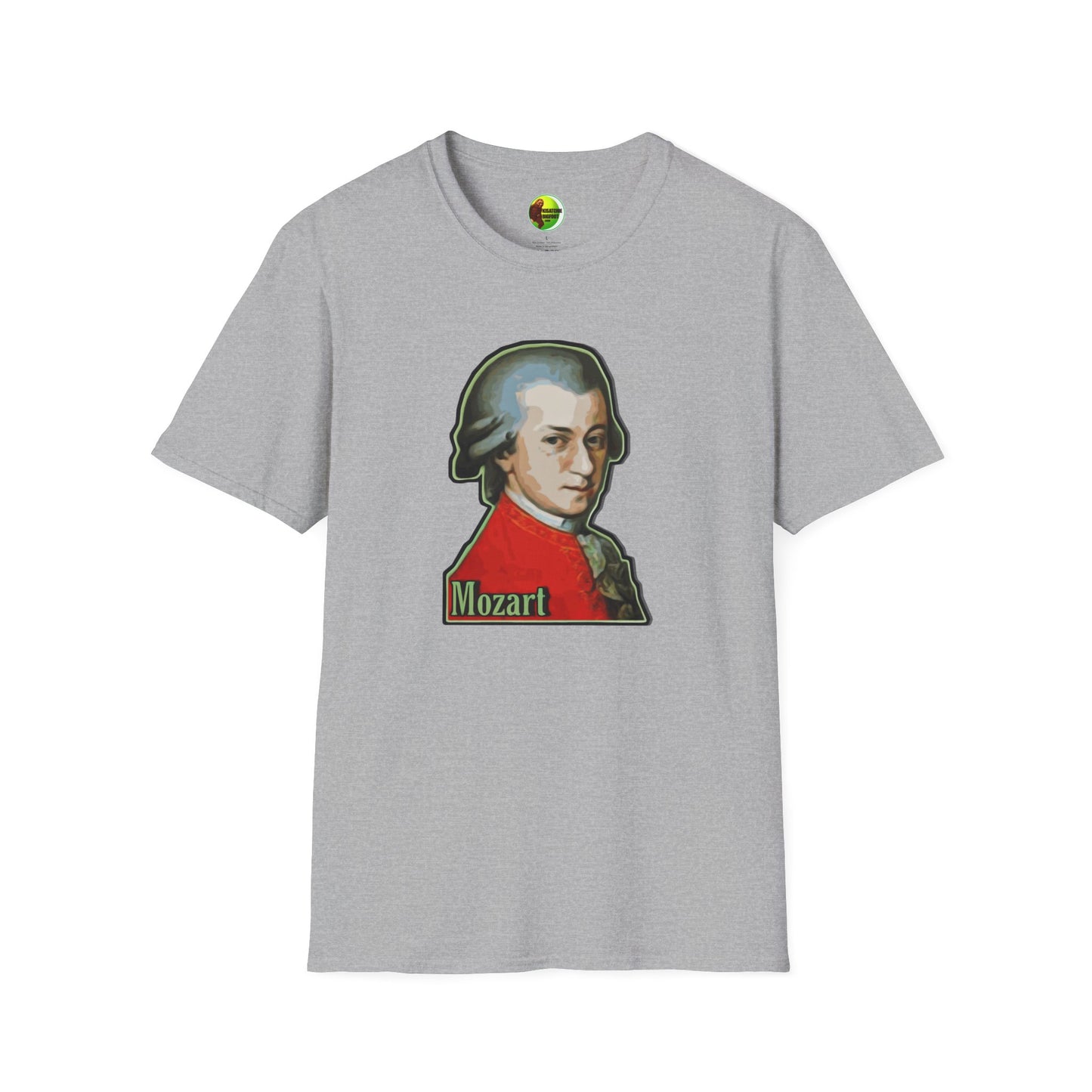 Mozart Unisex Softstyle T-Shirt - Perfect for Music Lovers