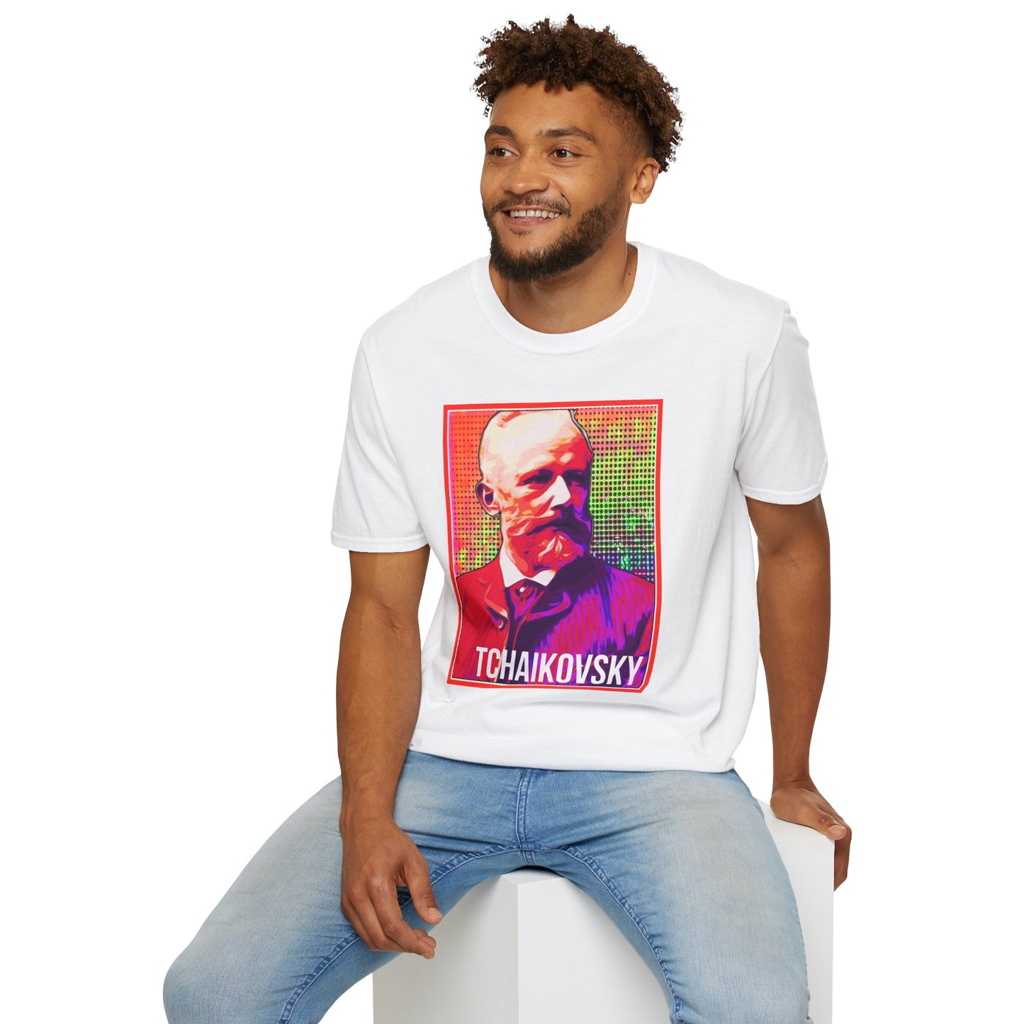 Tchaikovsky Unisex Softstyle T-Shirt - Perfect for Music Lovers