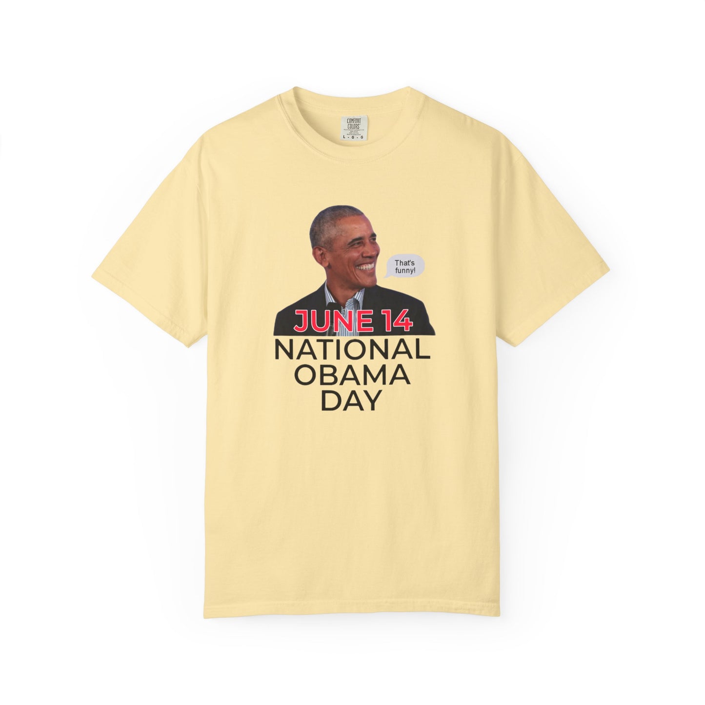 "National Obama Day" T-Shirt - Unisex Garment-Dyed Tee for Activists