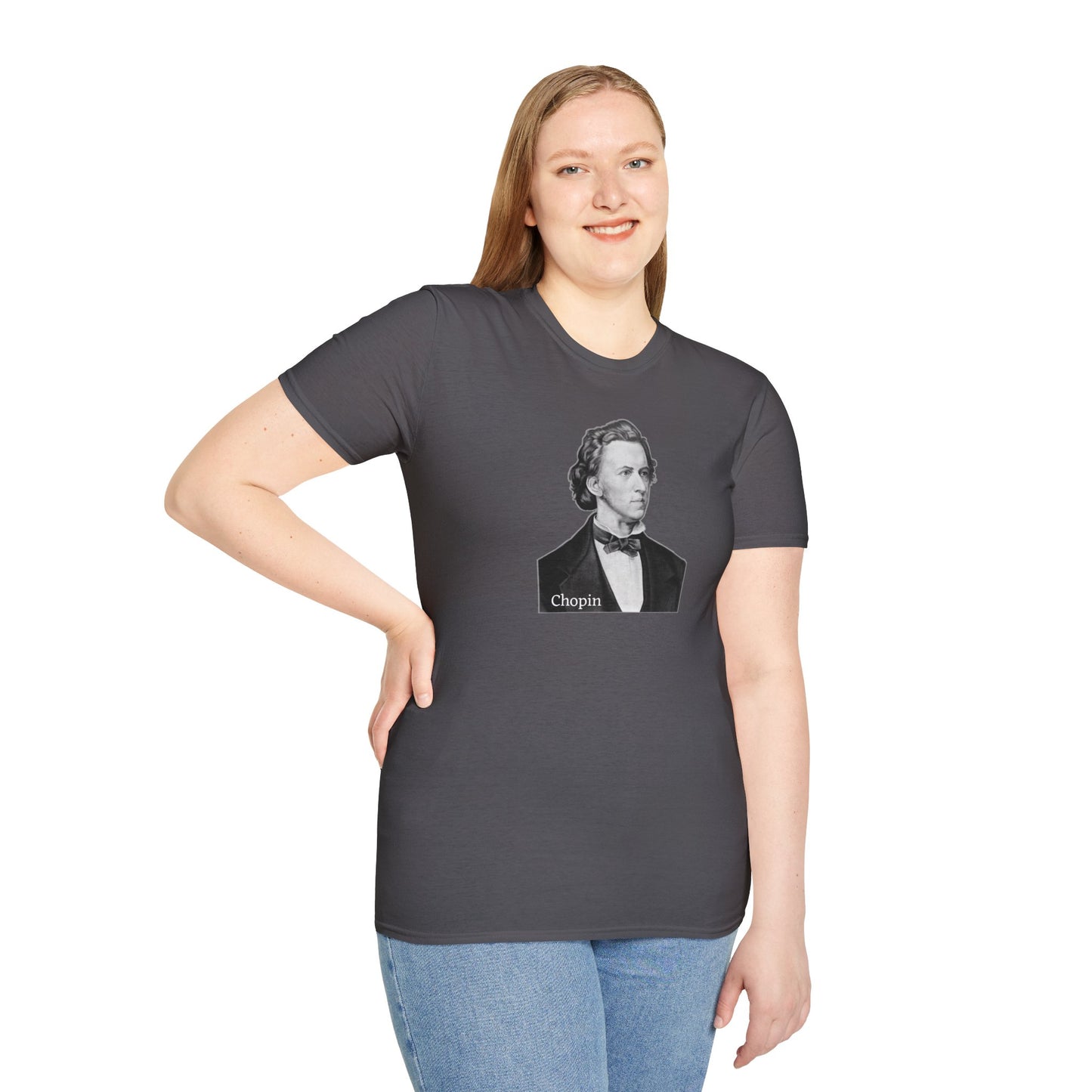 Chopin Unisex Softstyle T-Shirt - Perfect for Music Lovers
