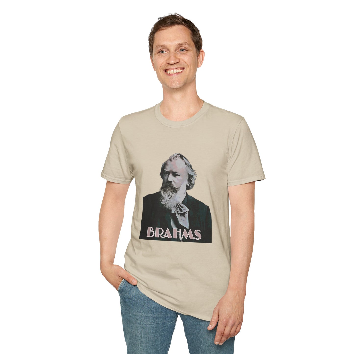 Brahms Unisex Softstyle T-Shirt - Perfect for Music Lovers