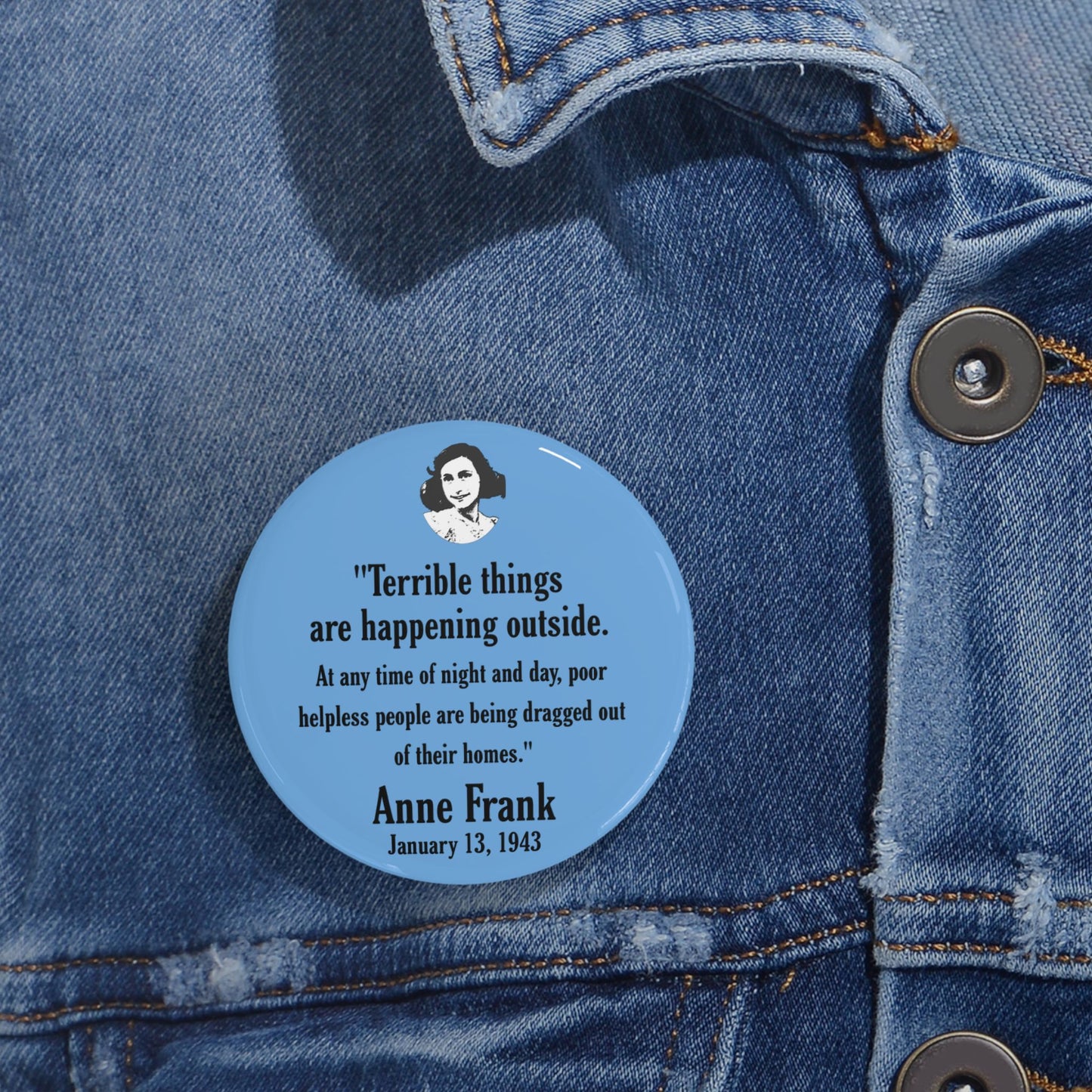 Anne Frank Buttons