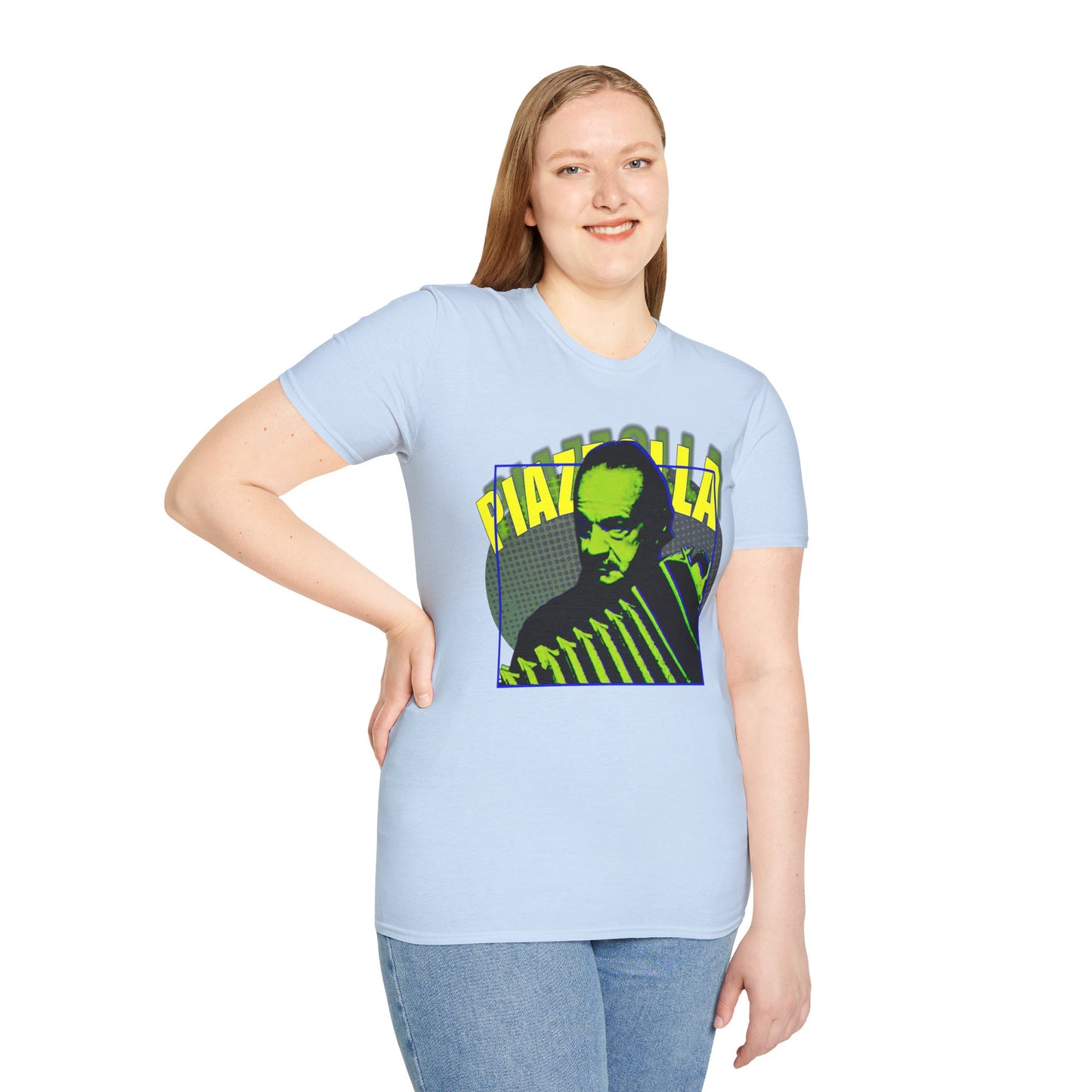 Piazzolla Unisex Softstyle T-Shirt - Perfect for Music Lovers