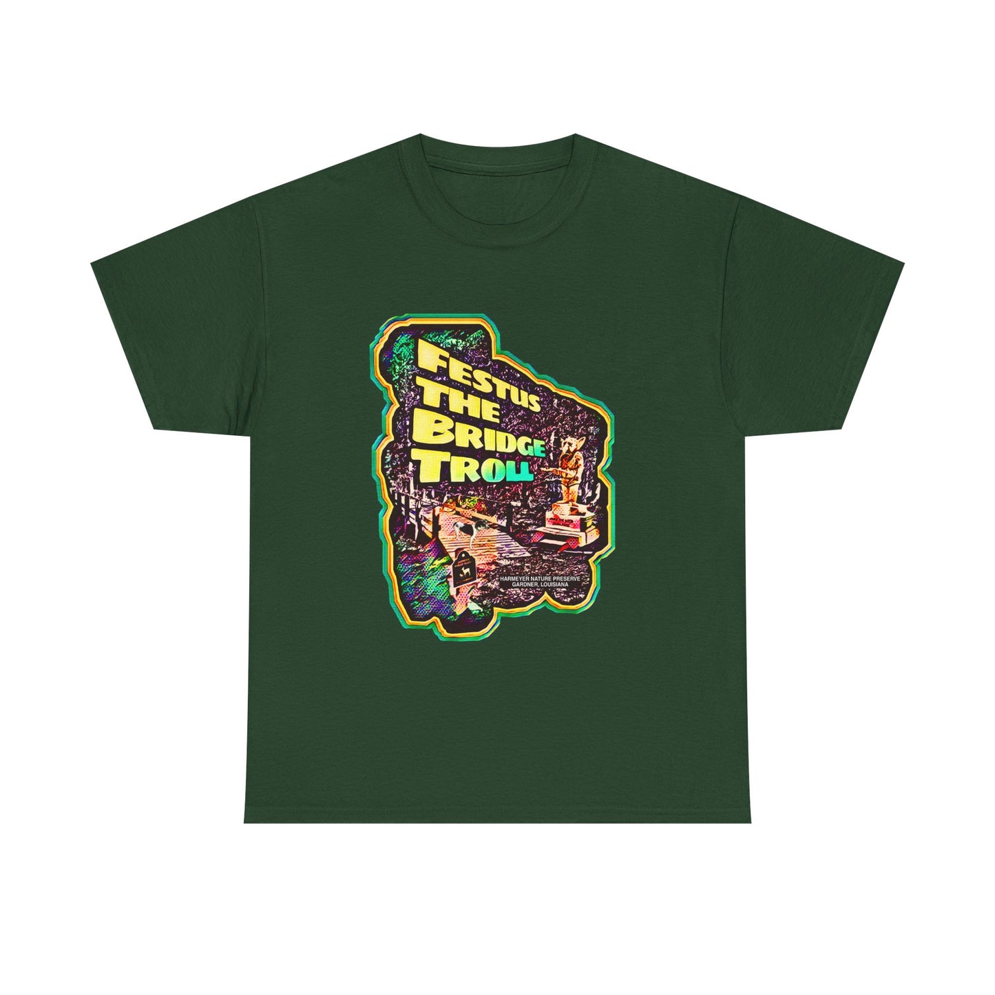 Festus Bridge Troll Unisex Heavy Cotton Tee - Graphic Tee