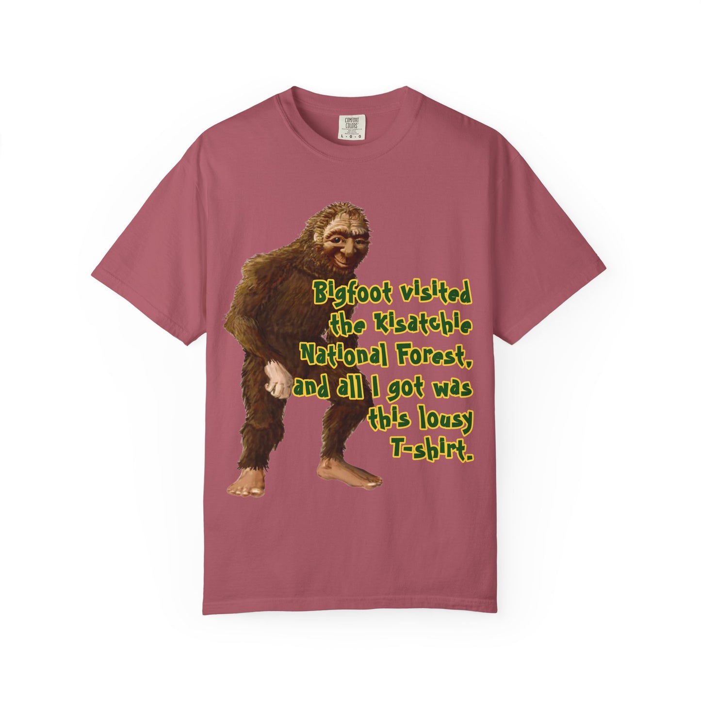 Bigfoot in KNF Unisex Garment-Dyed Tee for Activists