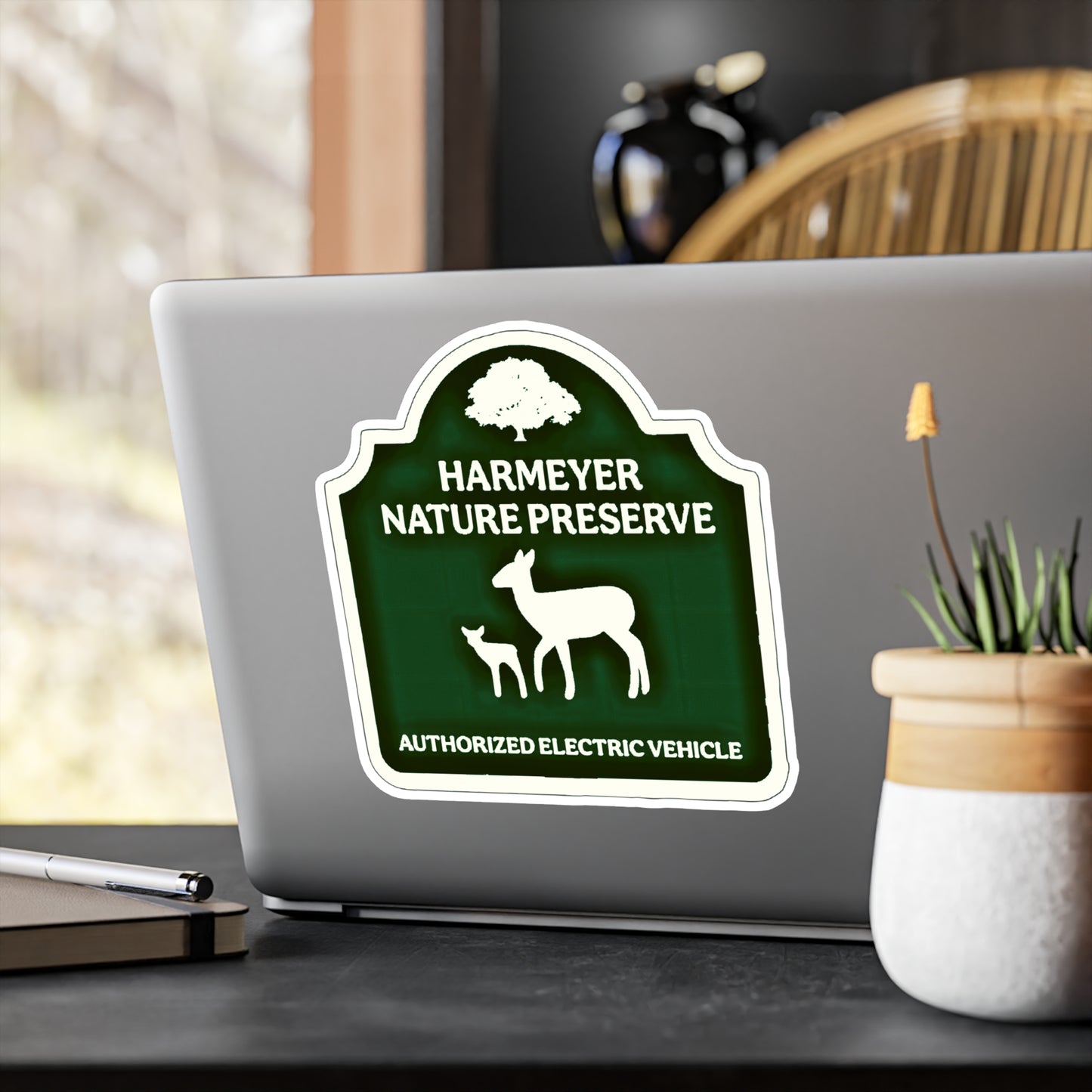 Nature Preserve Vinyl Decals | Eco-Friendly Stickers for Car Windows, Home Decor, Laptop, Gifts for Nature Lovers, Outdoor Enthusiasts
