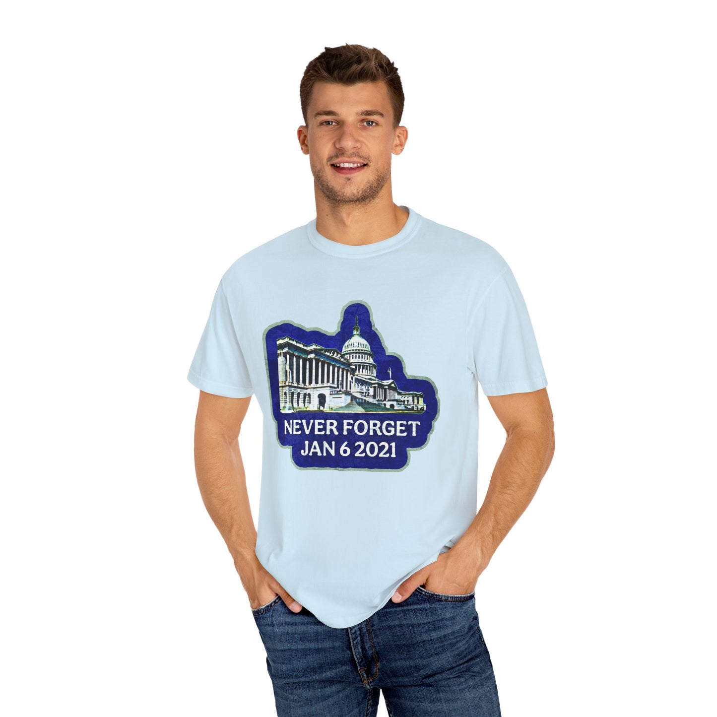 Never Forget - Unisex Garment-Dyed Tee for Activists