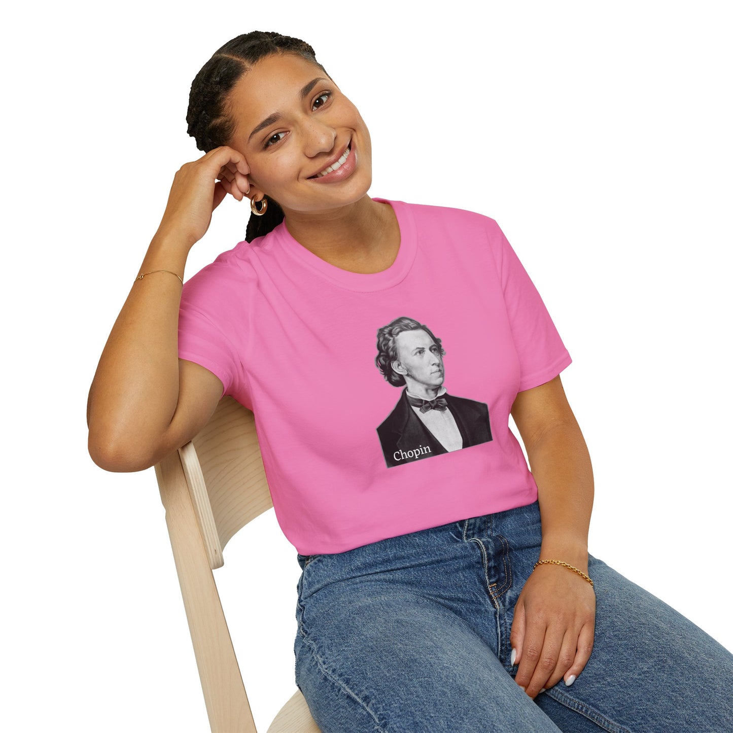 Chopin Unisex Softstyle T-Shirt - Perfect for Music Lovers