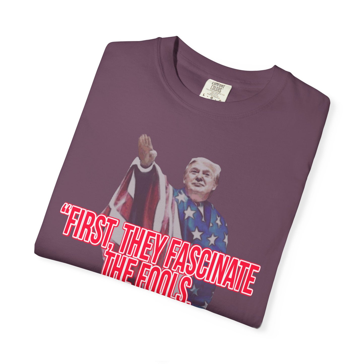 Fascinate/Muzzle - Unisex Garment-Dyed Tee for Activists