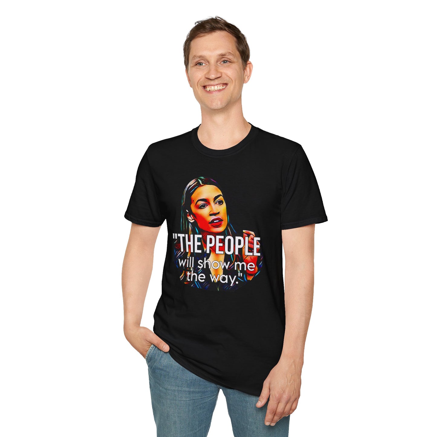 AOC: THE PEOPLE Unisex Softstyle T-Shirt
