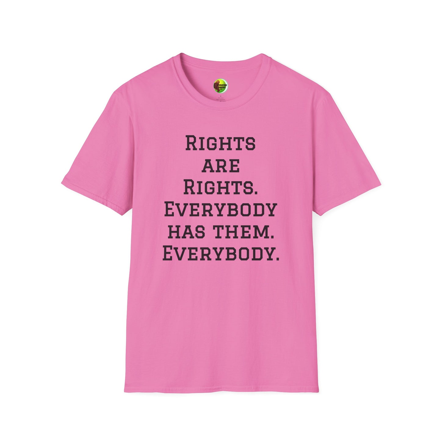 Rights are Rights Unisex Softstyle T-Shirt
