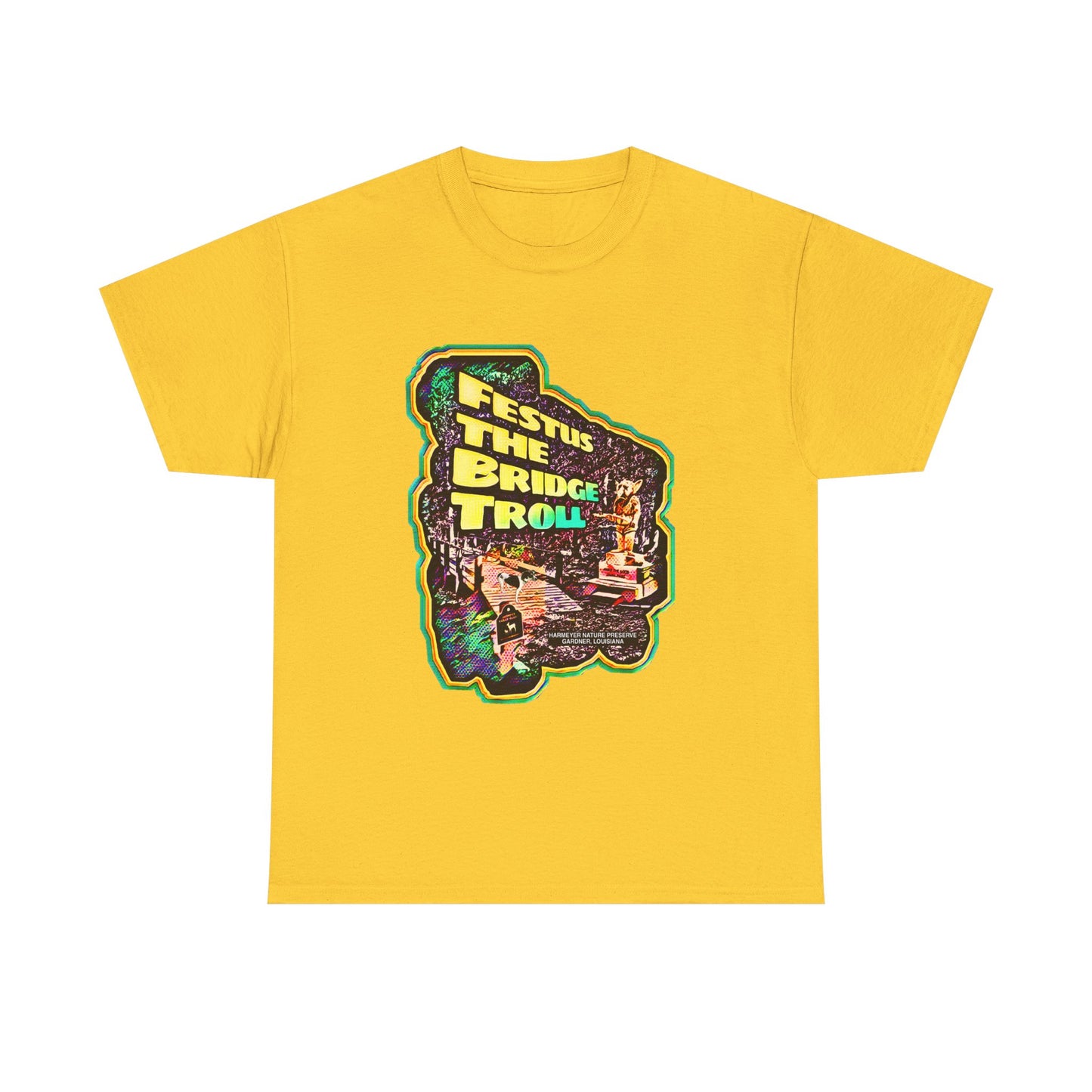 Festus Bridge Troll Unisex Heavy Cotton Tee - Graphic Tee