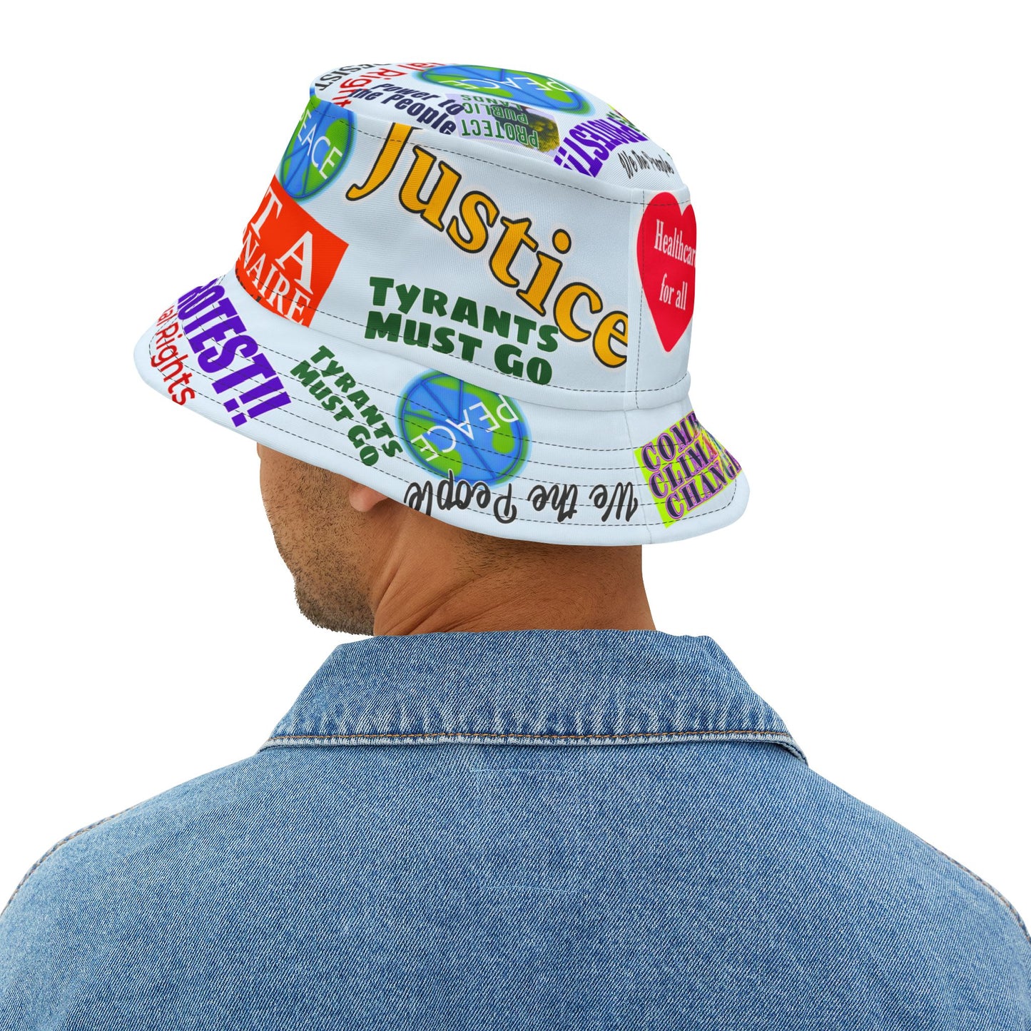 PROTESTER Bucket Hat BLUE