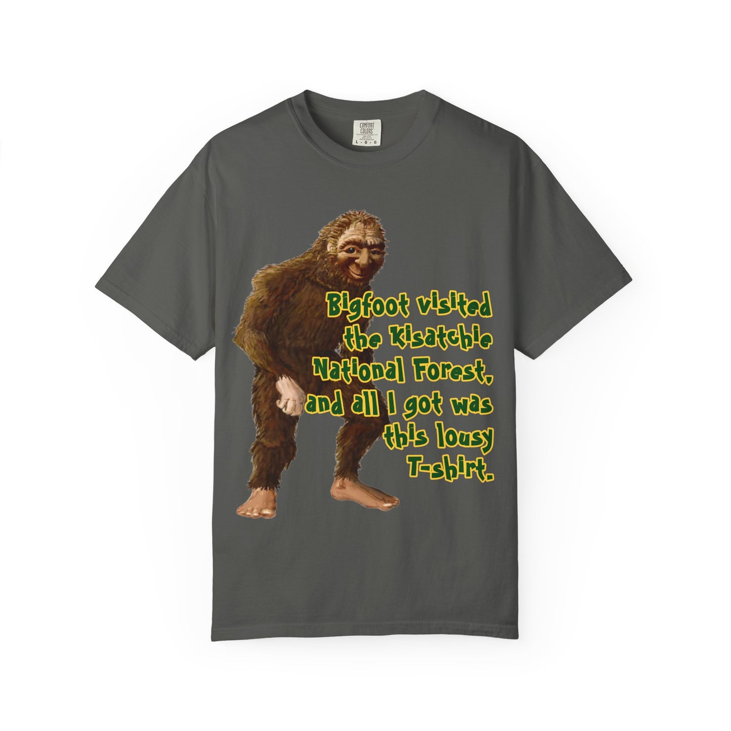 Bigfoot in KNF Unisex Garment-Dyed Tee for Activists