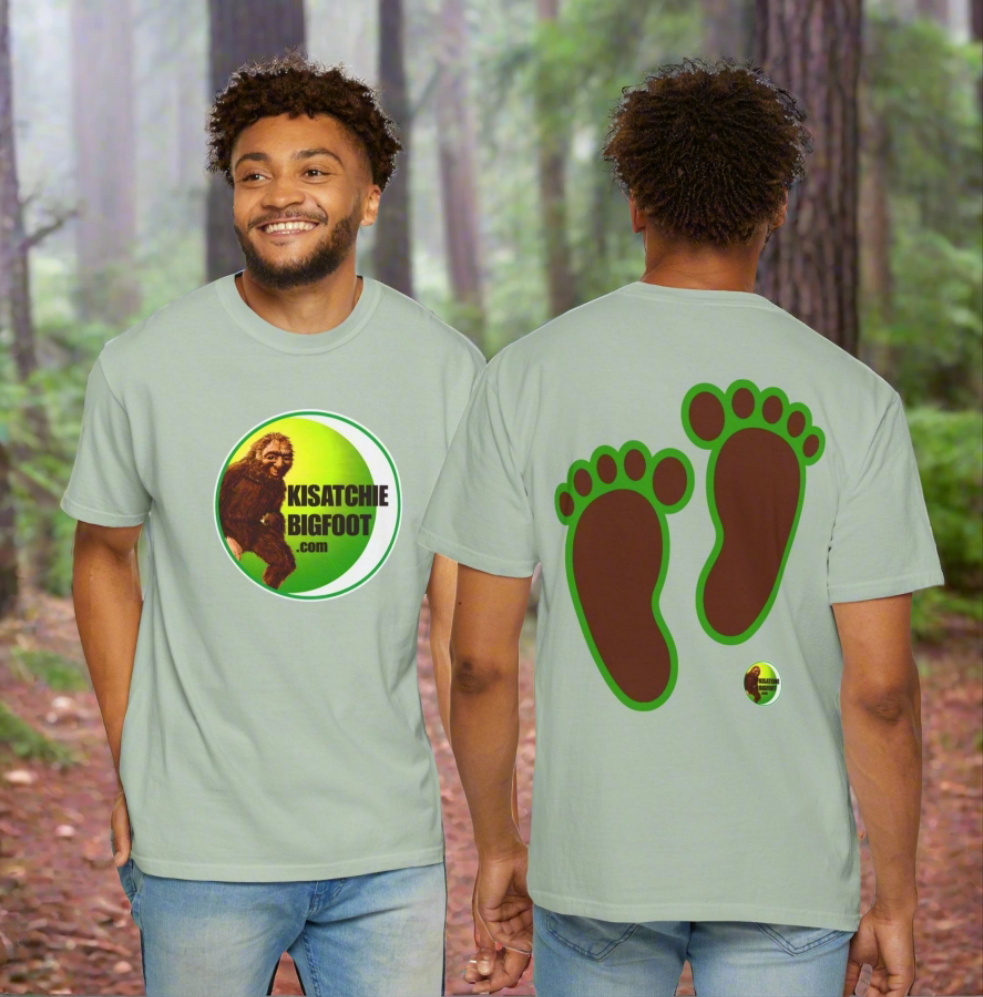 "Kisatchie Bigfoot" T-Shirt - Unisex Garment-Dyed Tee