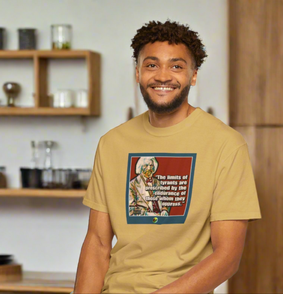 Frederick Douglass T-Shirt - Unisex Garment-Dyed Tee for Activists
