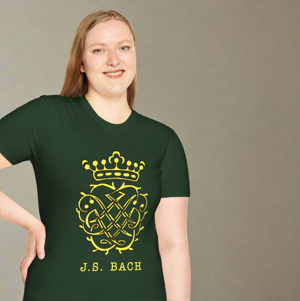 Bach Unisex Softstyle T-Shirt - Perfect for Music Lovers
