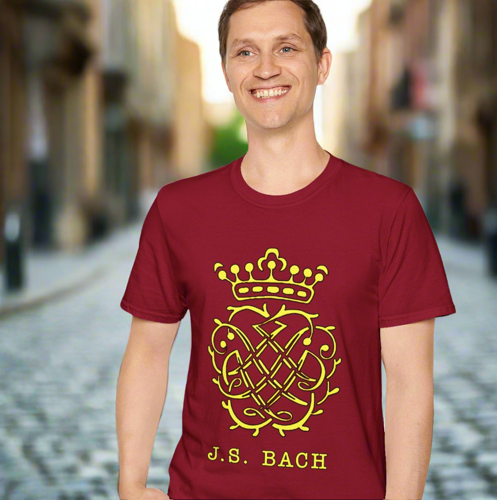 Bach Unisex Softstyle T-Shirt - Perfect for Music Lovers