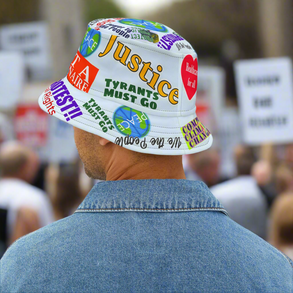 PROTESTER Bucket Hat BLUE