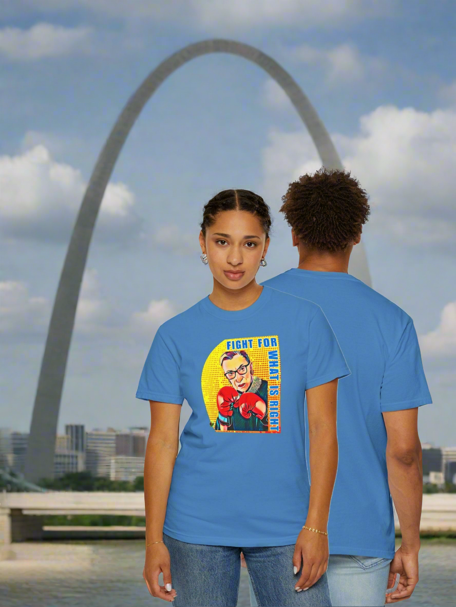 "Fight For What Is Right" - Unisex Garment-Dyed T-shirt